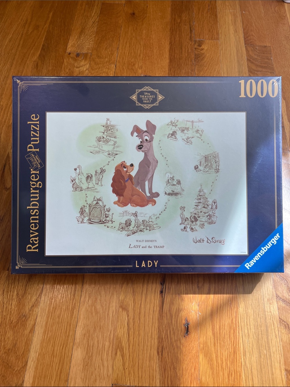 NEW Ravensburger Disney Lady and the Tramp 1000 pc puzzle